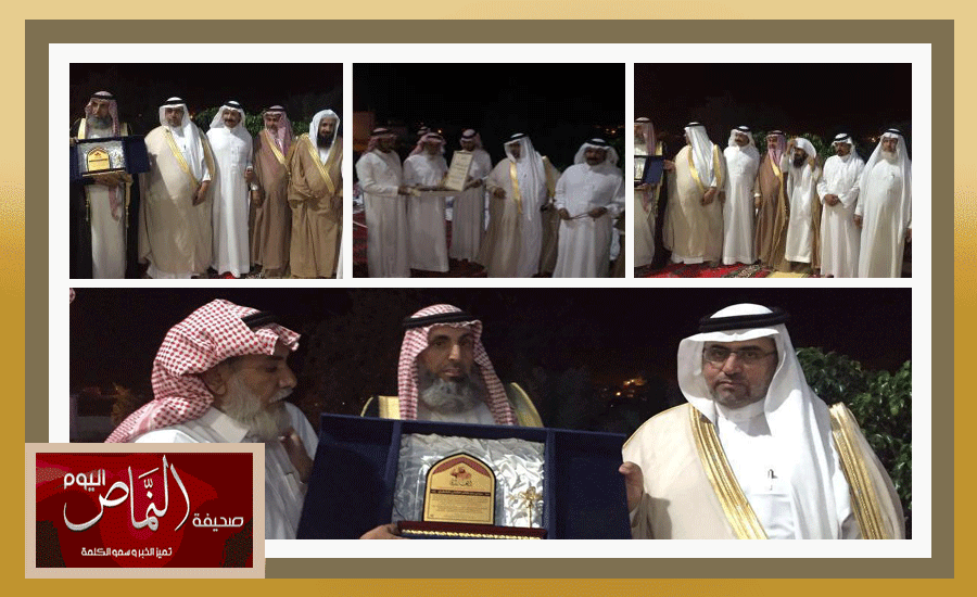 الشيخ مرعي الشهري والشاعر فاضل الزهراني في ضيافة بلغيث العلياني