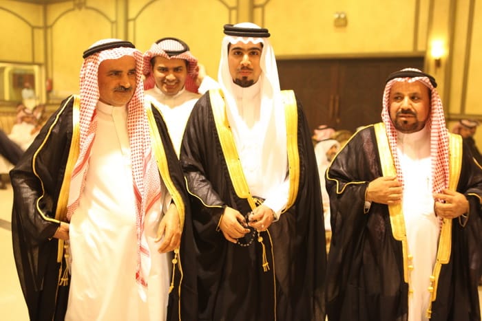 الملازم لؤي العمري يحتفل بزواجه بمدينة الدمام