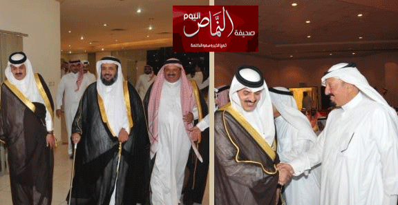 بالصور .. احتفال ضباط بني عمرو من الحرس الوطني بترقية أبناء القبيلة لرتبة لواء