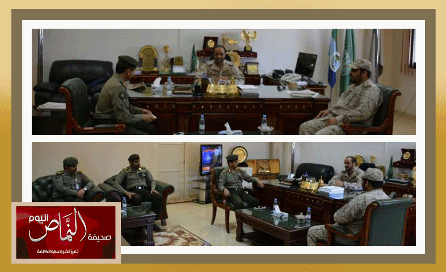 اللواء عمير العمري .. يلتقي مدير جوازات جازان، لخدمة المرابطين في مواقعهم