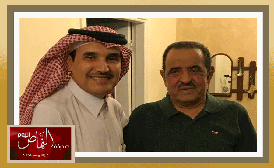الدكتور أحمد الشهري يزور إلإعلامي الكبير غالب كامل بالاردن