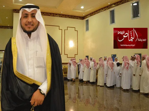 تركي العمري متزوجاً وسط أفراح المحبين والأصدقاء