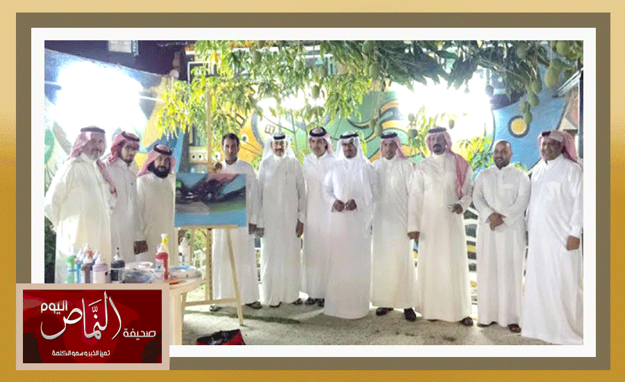 الفنان عبدالرحمن الشهري .. يقدّم ورشة تدريبية في اللقاء التشكيلي بالطائف