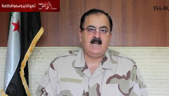بالفيديو..قائد أركان “الحر”: لن نوقف القتال حتى إسقاط نظام الأسد