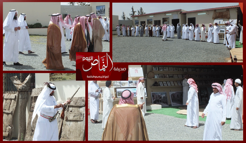 ضيوف اللواء العمري في زيارة لمتحف بن صوفان التراثي