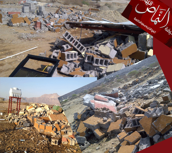 بينما السكان يناشدون معالي الوزير .. بلدية المجاردة تتلذذ بالهدم والإزالة