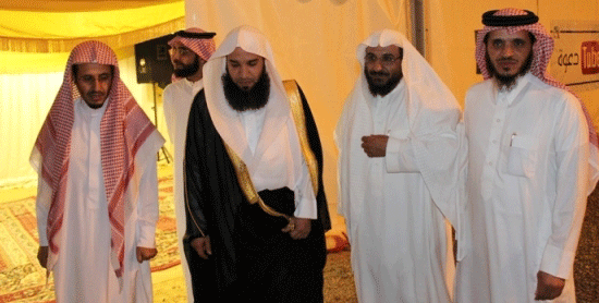 رئيس محمة النماص الشيخ الدكتور صالح بن ناعم العمري يزور الملتقى الدعوي