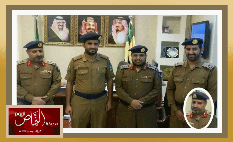 اللواء  علي العمري .. يقلد محسن القميري رتبته الجديدة