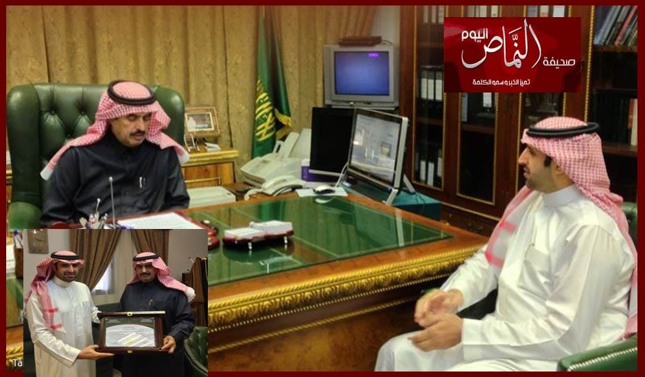 ابن مزهر يسلم النايف شهادة اعتماد المستشفى من المجلس المركزي