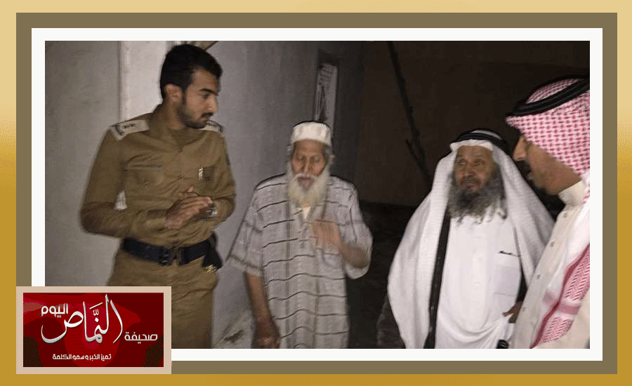 بعدما دهمت السيول منزله .. بتوجيه المحافظ لجنة تزور منزل “مُسِن النماص”