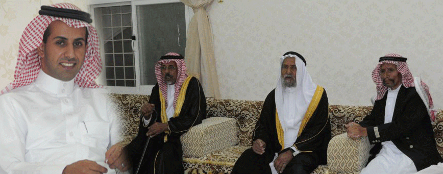 المشهوري يحتفل بزواجه من كريمة الشيخ بن متعب