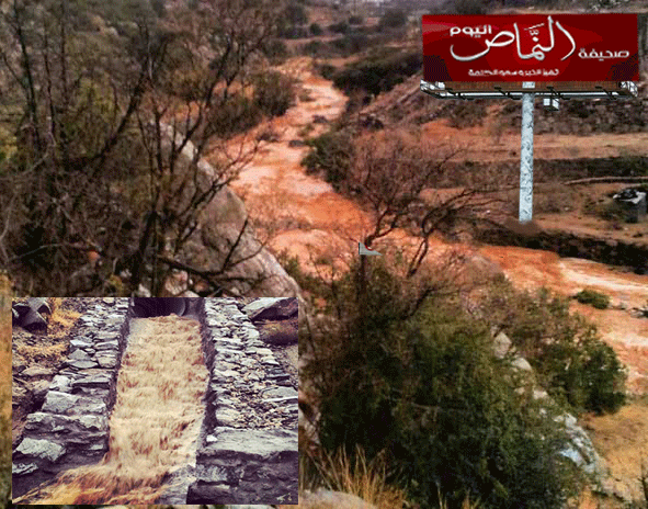 الأمطار تقطع التيار الكهربائي عن عدد من القرى شمال النماص