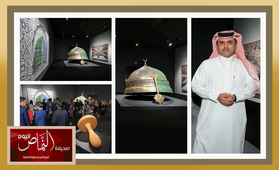 عبدالناصر العمري .. يروي تفاصيل ابداعاته في متحف لوس أنجلوس