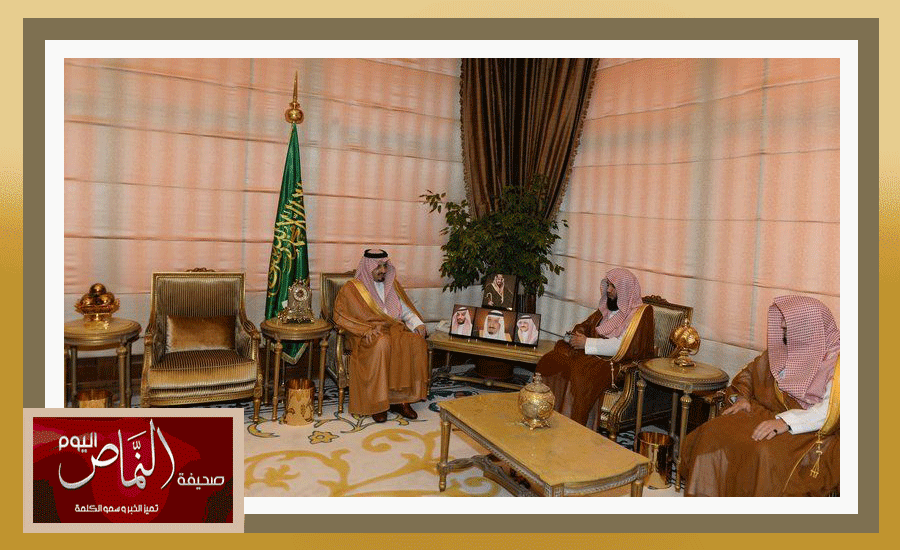 الأمير فيصل بن خالد .. يستقبل الشيخ د. صالح بن ناعم العمري