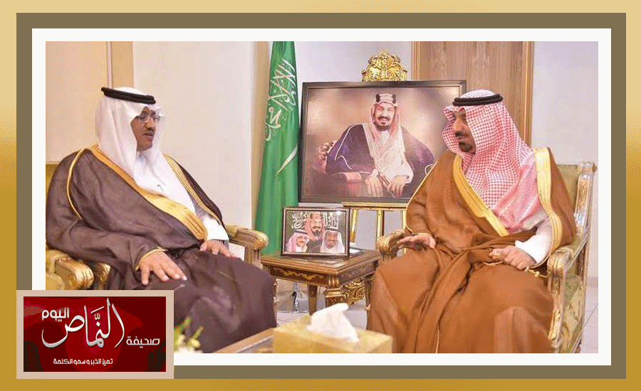 أمير نجران .. يستقبل محمد الشهري، ويهنئة بتكليفه مدير عام للزراعة بمنطقة نجران