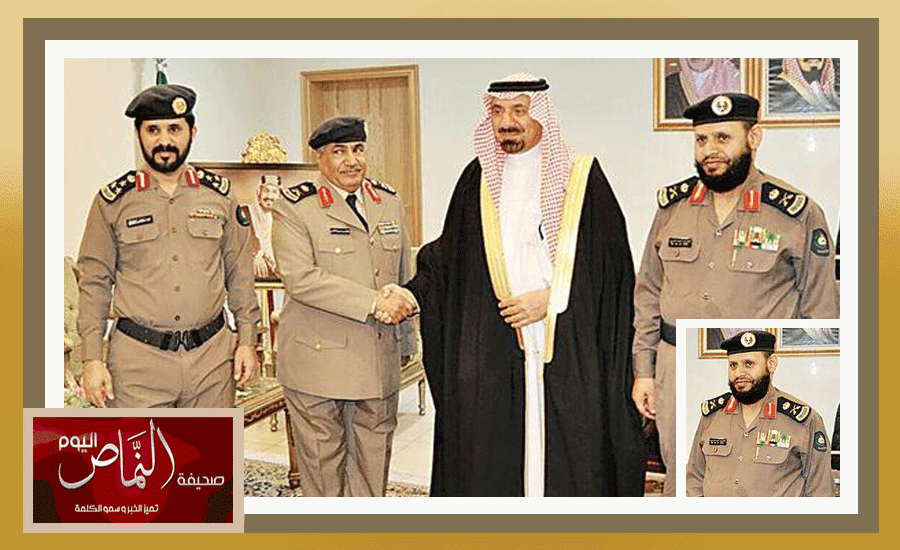 أمير نجران يقلد ضباط رتبهم الجديدة، بحضور اللواء علي العمري