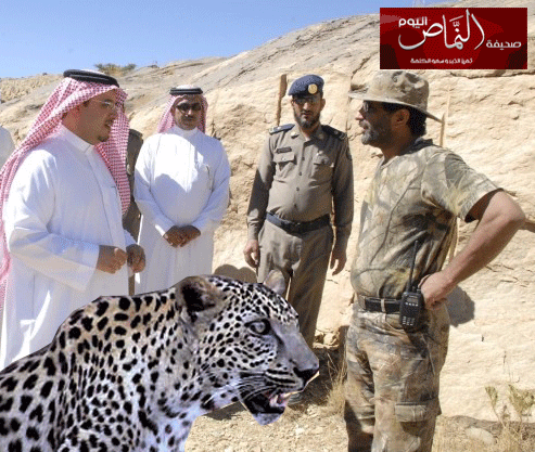 الهزاني يطلع على اعمال فريق الحياة الفطرية في منعاء