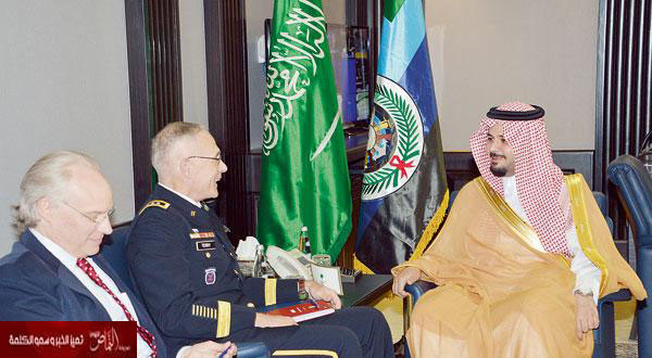 نائب وزير الدفاع يستقبل قائد الجيش الأمريكي