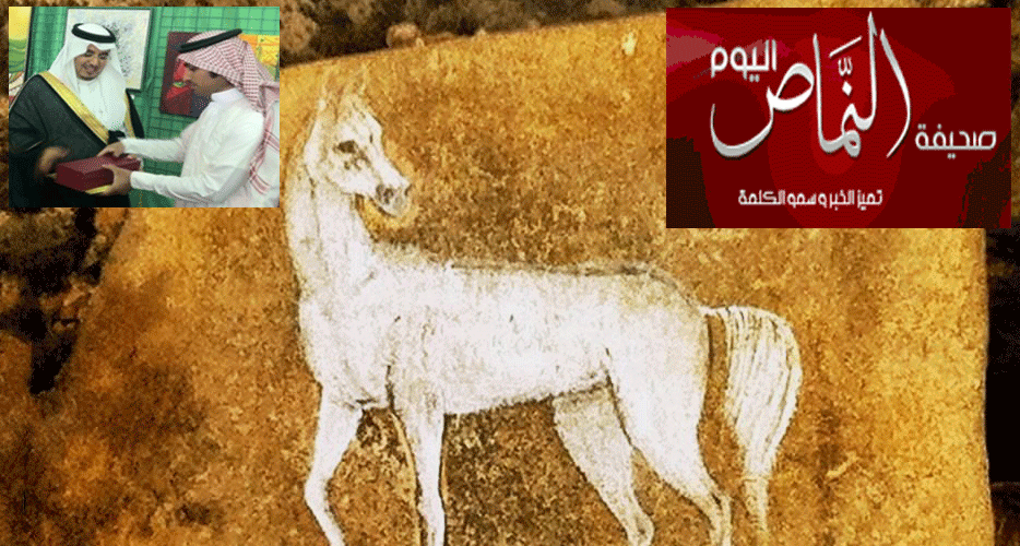 الفنان الشهري يحوّل الصخور إلى لوحات تشكيلية